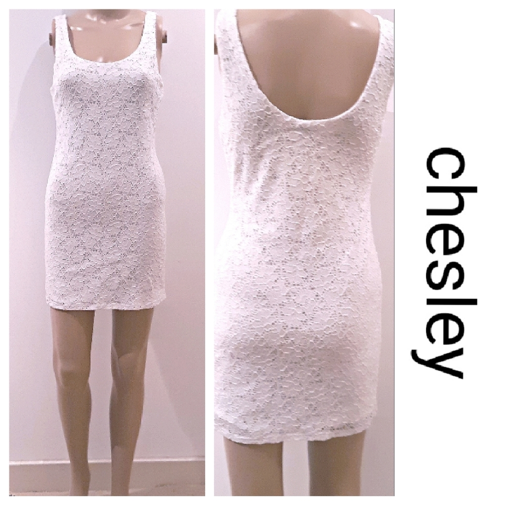 NWT - Chesley White Bodycon Dress - L